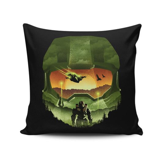 Spartan Silhouette - Throw Pillow