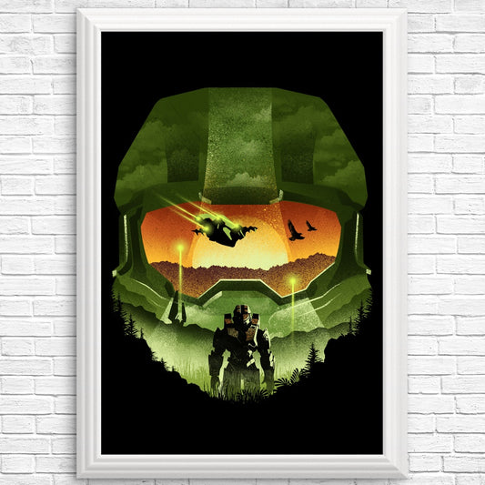 Spartan Silhouette - Posters & Prints