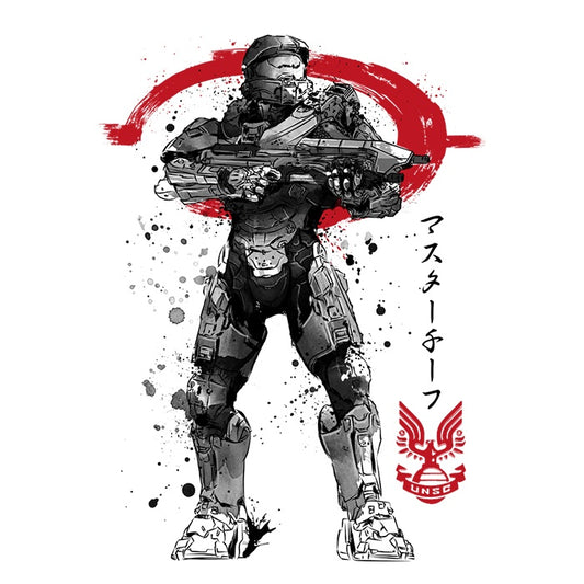 Spartan Sumi-e - Fleece Blanket