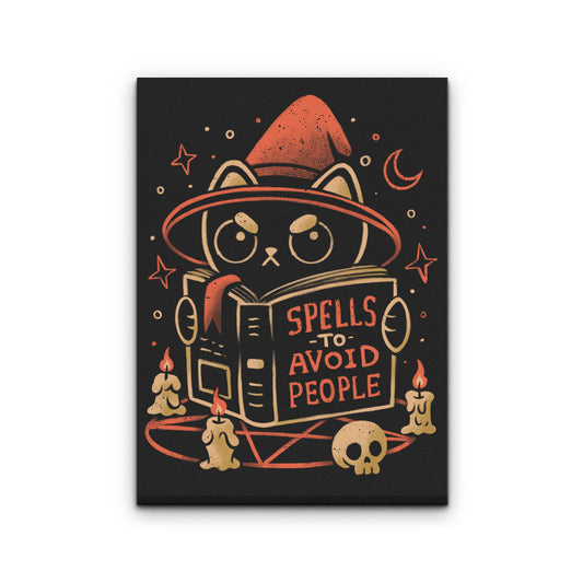 Spells to Avoid People - Canvas Print