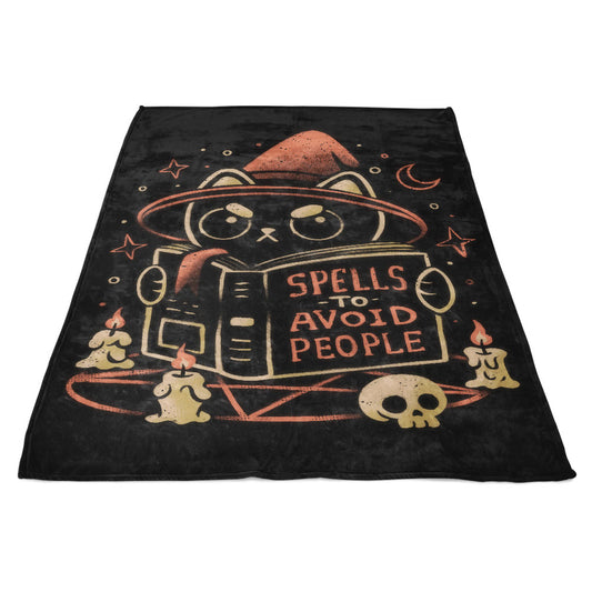 Spells to Avoid People - Fleece Blanket