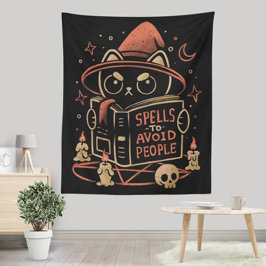 Spells to Avoid People - Wall Tapestry