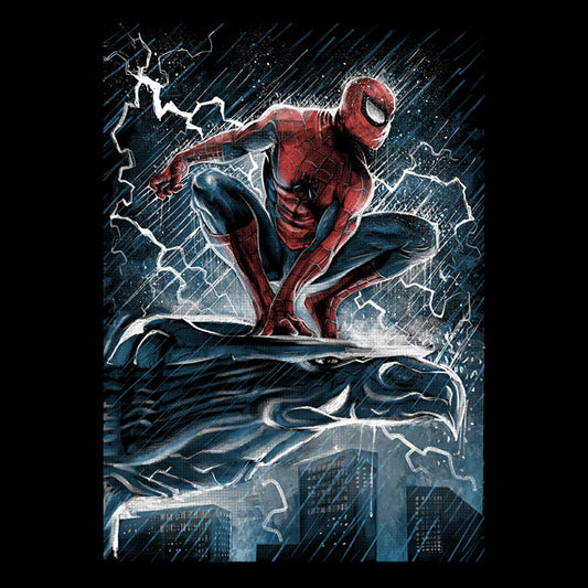 Spider Over the City - Long Sleeve T-Shirt