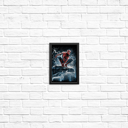 Spider Over the City - Posters & Prints