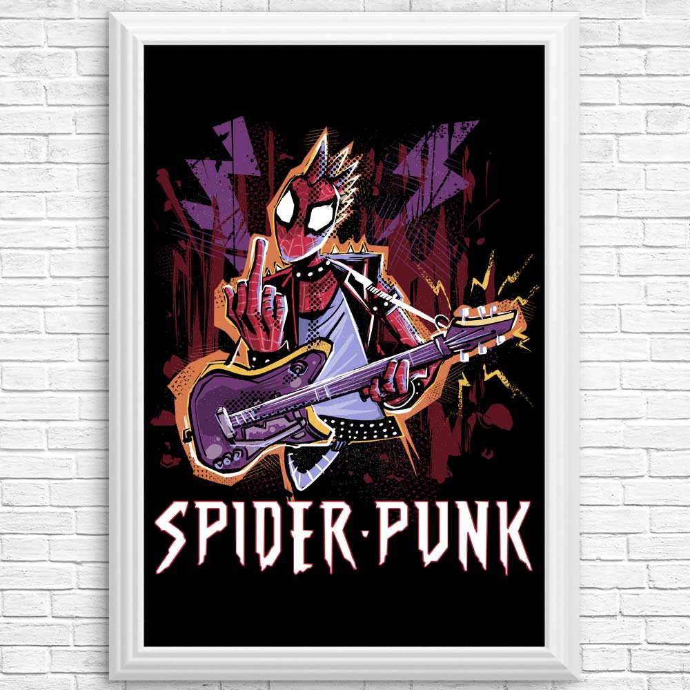 Spider Punk - Posters & Prints – Once Upon a Tee