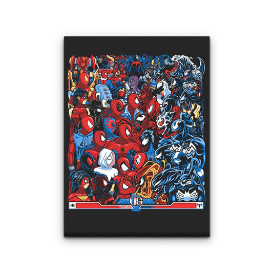 Spiders vs. Symbiotes - Canvas Print