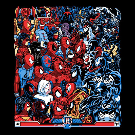 Spiders vs. Symbiotes - Canvas Print