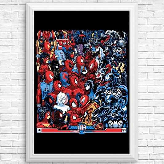 Spiders vs. Symbiotes - Posters & Prints