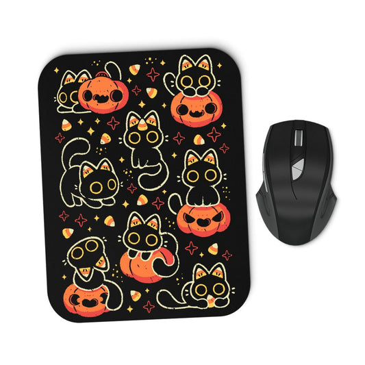 Spooky Season Cats - Mousepad