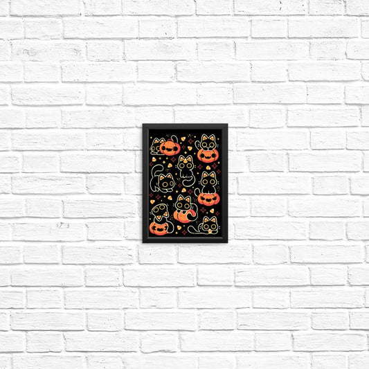 Spooky Season Cats - Posters & Prints