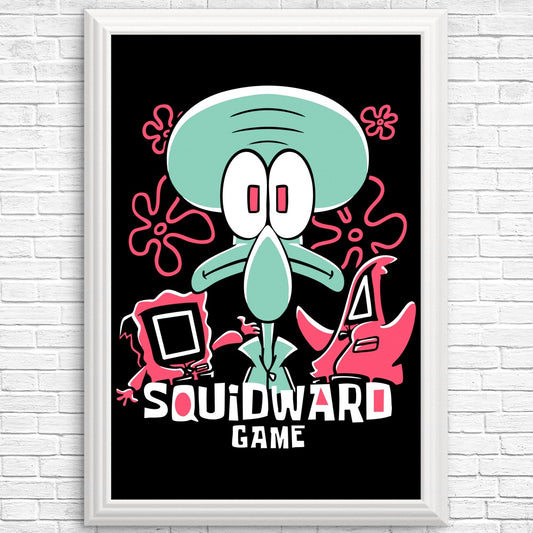 Squidward Game - Posters & Prints