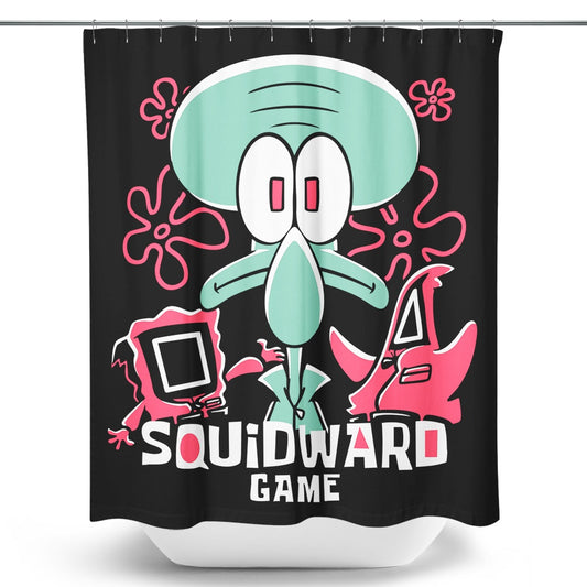 Squidward Game - Shower Curtain