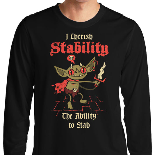 Stabby Goblin - Long Sleeve T-Shirt