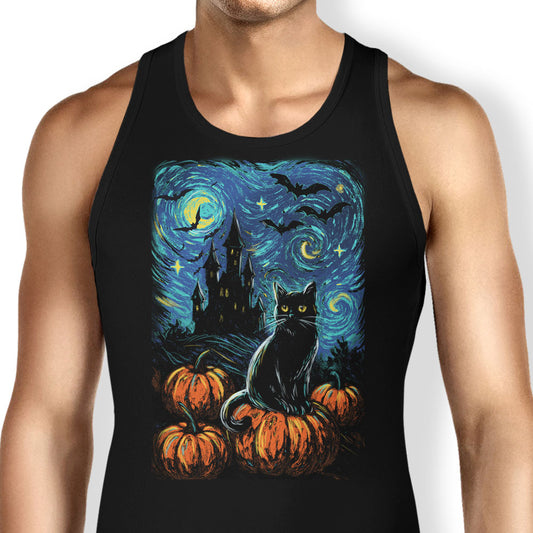 Starry Black Cat - Tank Top