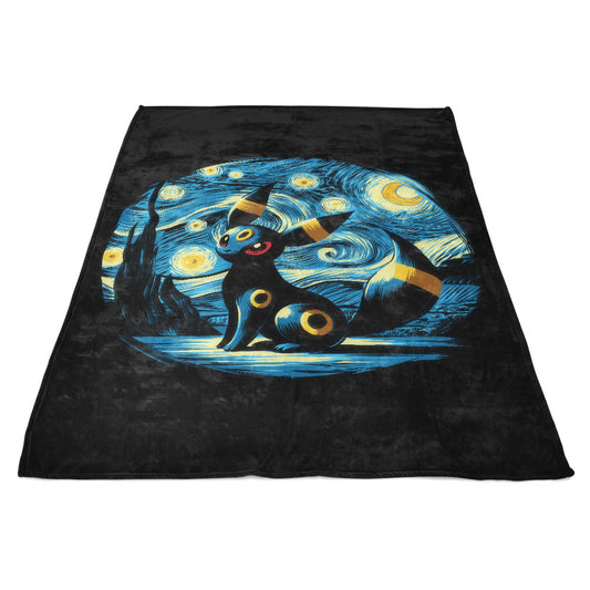 Starry Dark - Fleece Blanket