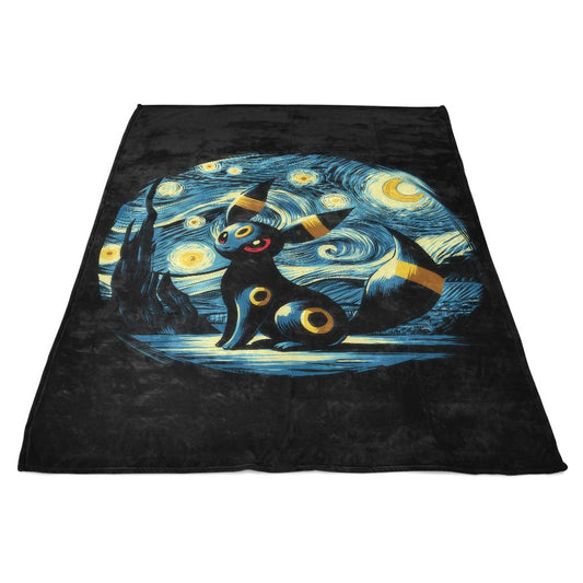 Starry Dark - Fleece Blanket