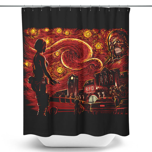 Starry Evil (Alt) - Shower Curtain
