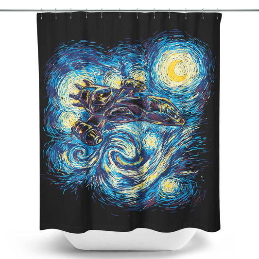 Starry Flight - Shower Curtain