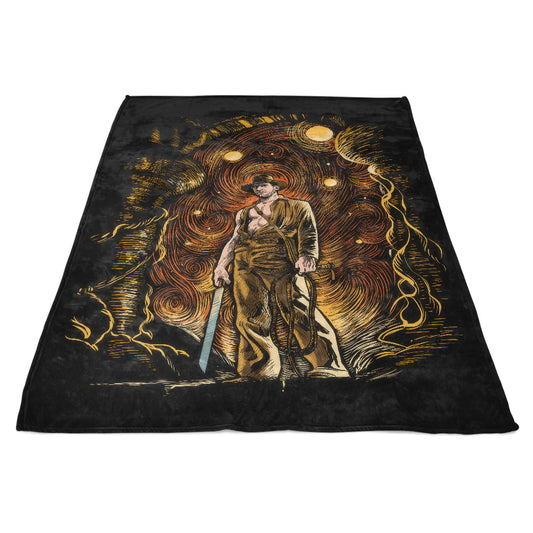 Starry Indy - Fleece Blanket