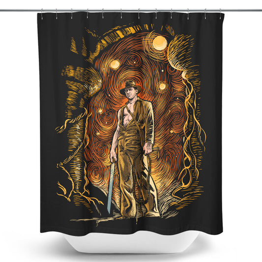 Starry Indy - Shower Curtain