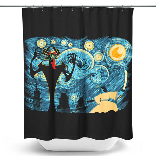 Starry Samurai - Shower Curtain