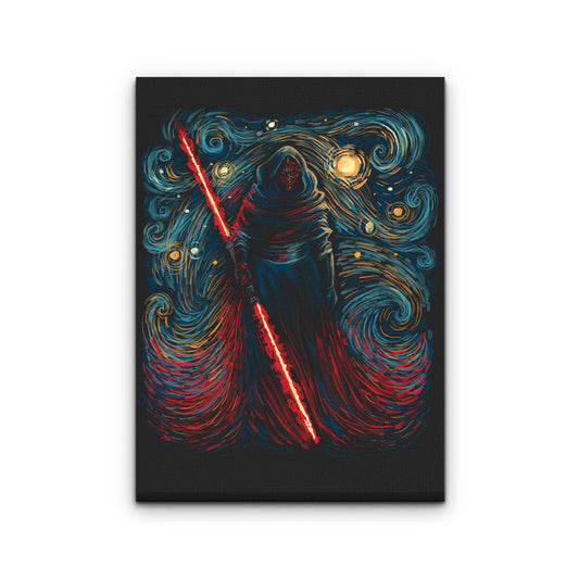 Starry Shadow Lord - Canvas Print