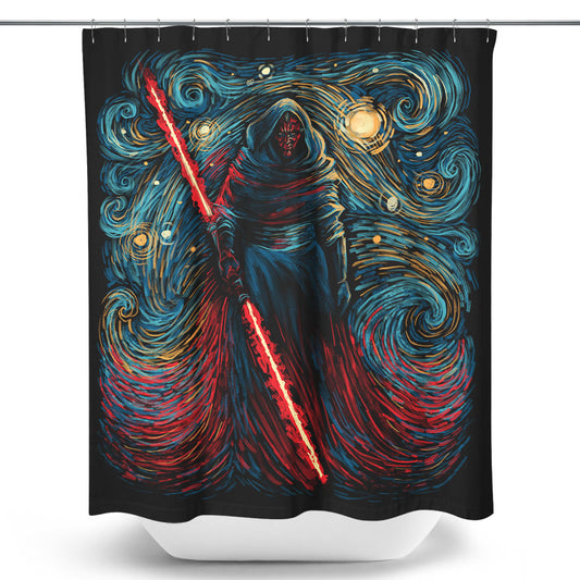 Starry Shadow Lord - Shower Curtain