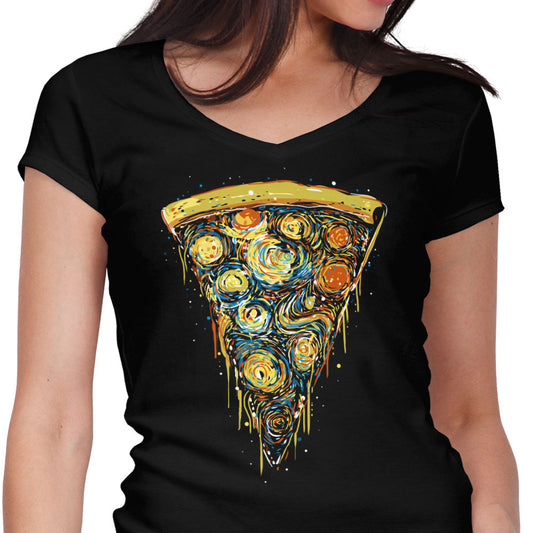 Starry Slice - Women's V-Neck