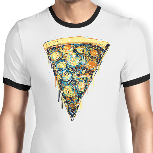 Starry Slice - Ringer T-Shirt