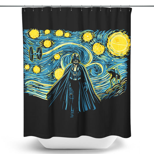 Starry Vader - Shower Curtain