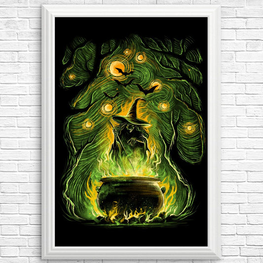 Starry Witch - Posters & Prints