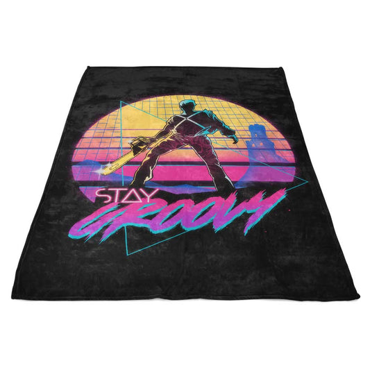 Stay Groovy - Fleece Blanket