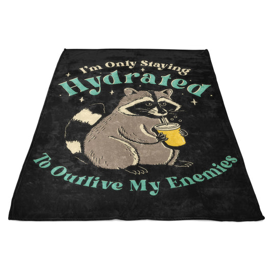 Staying Hydrated - Fleece Blanket