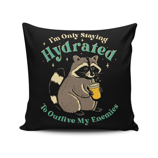 Staying Hydrated - Throw Pillow