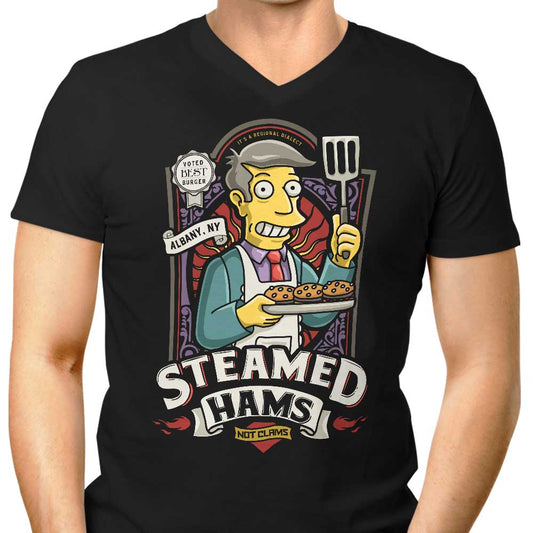 Steamed Hams - Men's V-Neck