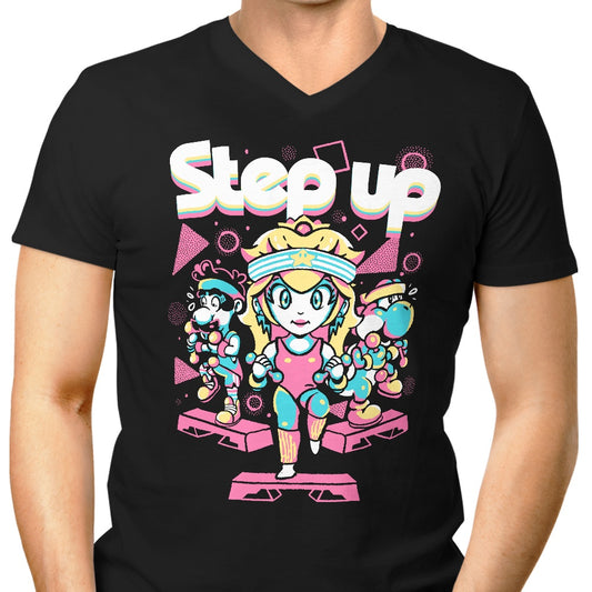 Step Up - Men's V-Neck