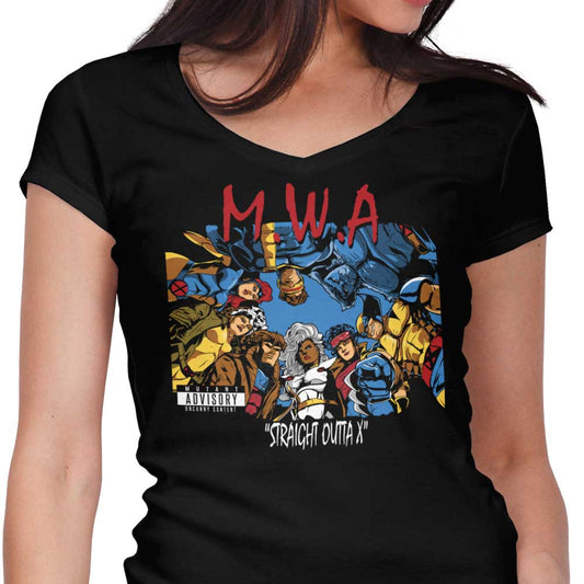 Straight Outta X - Women's V-Neck
