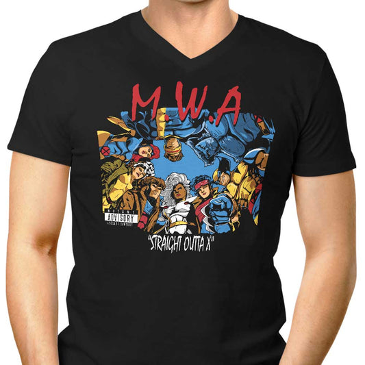 Straight Outta X - Men's V-Neck