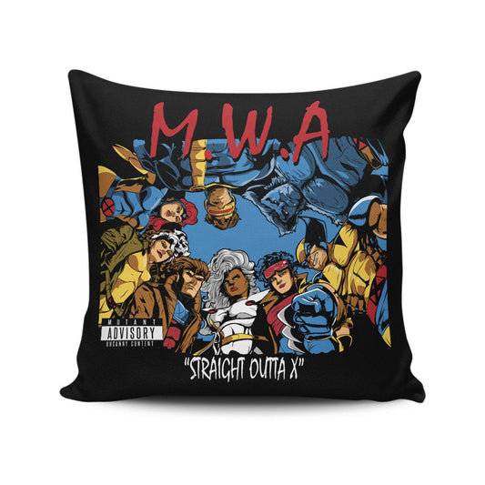 Straight Outta X - Throw Pillow
