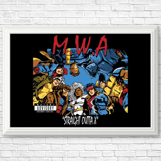 Straight Outta X - Posters & Prints