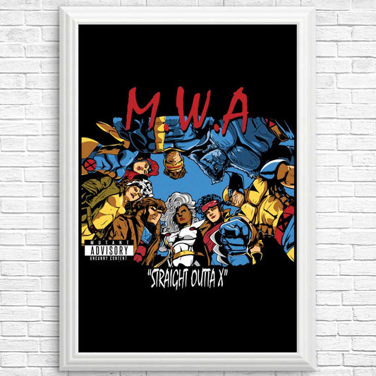 Straight Outta X - Posters & Prints
