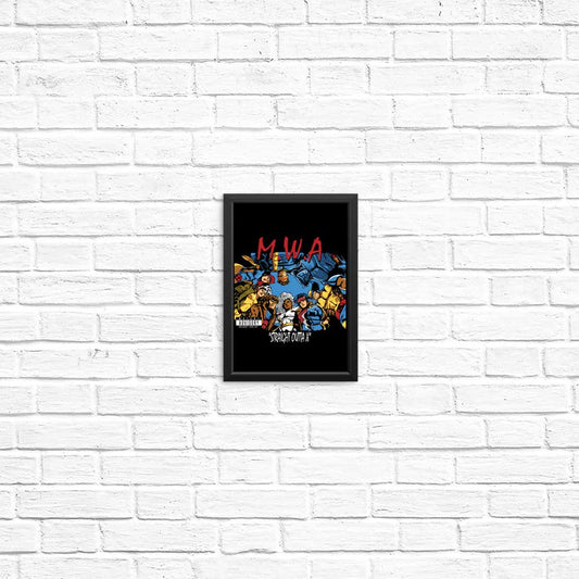 Straight Outta X - Posters & Prints