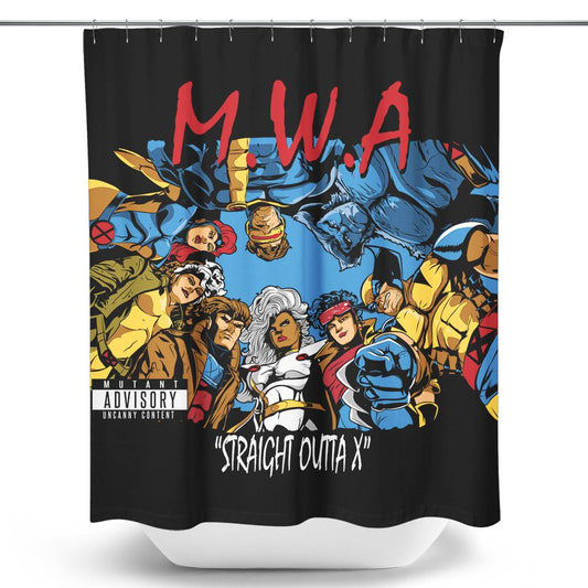 Straight Outta X - Shower Curtain