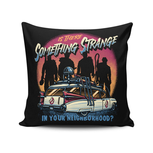 Strange Neighborhood - Throw Pillow