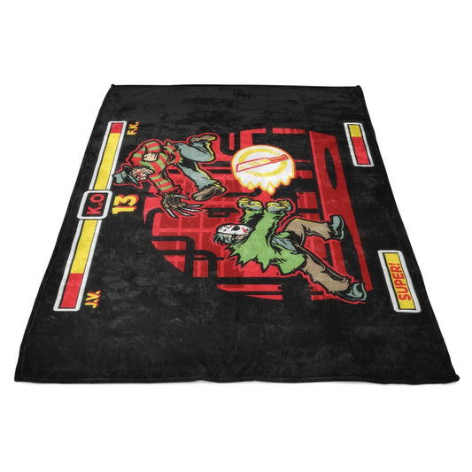 Street Frighter - Fleece Blanket