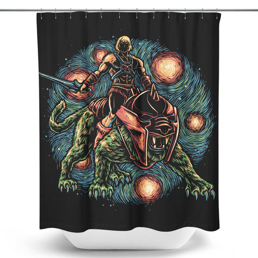 Strength and Courage - Shower Curtain