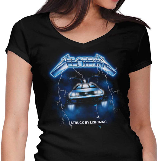 Struck by Lightning - Women's V-Neck