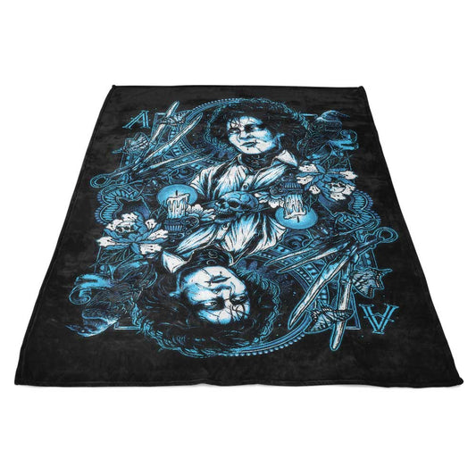Suit of Scissors - Fleece Blanket