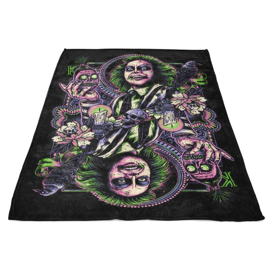 Suit of Trickery - Fleece Blanket