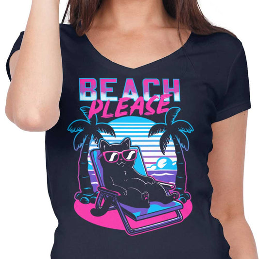 Summer Cat - Women's V-Neck